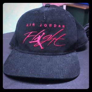 Jordan “Flight” hat, black corduroy.